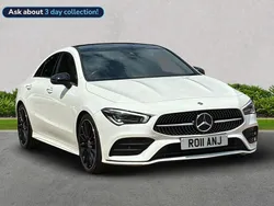 White Used 2023 Mercedes CLA180 AMG Line Premium Plus Sedan | £28,549 (Fair price)
