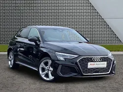 Black Used 2024 Audi A3 e-tron S-Line Hatchback | £26,695 (Fair price)