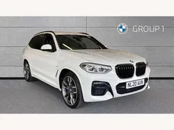 White Used 2020 BMW X3 Comfort Edition SUV | £36,750 (Fair price)