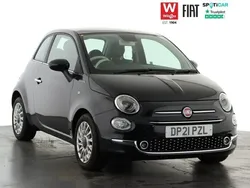Black Used 2021 Fiat 500 Dolcevita Hatchback | £10,299 (Fair price)
