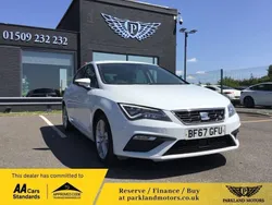 White Used 2017 Seat Leon FR Hatchback | £8,995 (Fair price)