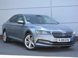 Business grey Used 2019 Skoda Superb SE L Hatchback | £13,450 (Fair price)
