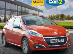 Orange Used 2017 Peugeot 208 Allure Hatchback | £4,990 (Fair price)