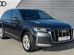 Grey Used 2023 Audi Q7 S-Line SUV | £45,968 (Fair price)