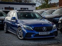 Blue Used 2019 Mercedes C300 AMG Line Premium Plus Estate | £19,000 (A bit pricey)