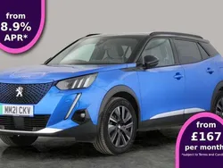 Blue Used 2021 Peugeot e-2008 Premium SUV | £13,077 (Fair price)