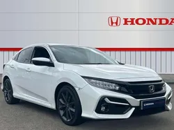 White Used 2021 Honda Civic SR Hatchback | £16,798 (Fair price)