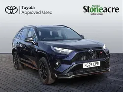 Blue New 2025 Toyota RAV4 Hybrid Sport SUV | £47,500 (Good price)
