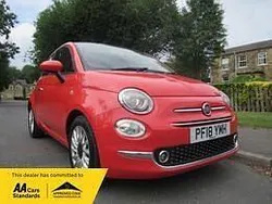 Pink Used 2018 Fiat 500 Lounge Hatchback | £7,495 (Fair price)