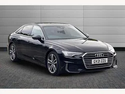Black Used 2021 Audi A6 S-Line Sedan | £26,295 (Good price)