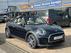 Blue/black Used 2021 Mini Cooper Cabriolet Exclusive Cabriolet | £21,495 (A bit pricey)