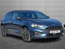Blue Used 2022 Ford Focus ST-Line X Hatchback | £17,000 (Fair price)