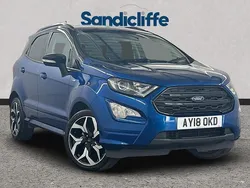 Blue Used 2018 Ford Ecosport ST-Line SUV | £8,836 (Fair price)