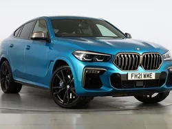 Blue Used 2021 BMW X6 M50 Comfort Edition SUV | £48,500 (Fair price)