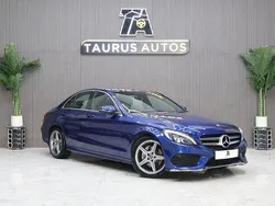 Blue Used 2017 Mercedes C220 AMG line Sedan | £11,995 (Good price)