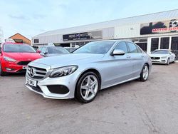 Silver Used 2014 Mercedes C220 AMG line Sedan | £10,175 (A bit pricey)