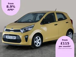 Yellow Used 2022 Kia Picanto 4 Hatchback | £9,314 (Good price)