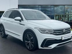 White Used 2021 VW Tiguan R-line SUV | £26,097 (Fair price)