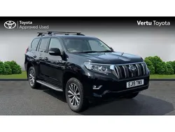 Black Used 2019 Toyota Land Cruiser SUV | £39,297 (Super price)