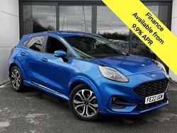 Desert island blue (exclusive paint) Used 2022 Ford Puma ST-Line SUV | £10,295