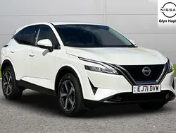 White Used 2021 Nissan Qashqai N-Connecta SUV | £17,553 (Fair price)