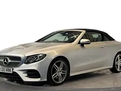 Silver Used 2020 Mercedes E220 AMG line Cabriolet | £25,320 (Fair price)