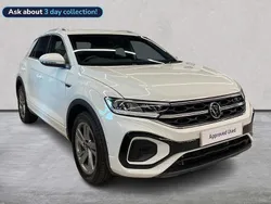 White Used 2024 VW T-Roc R-line SUV | £25,071 (Fair price)