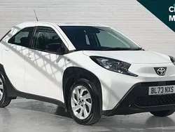 White Used 2023 Toyota Aygo PURE Hatchback | £12,309 (Fair price)