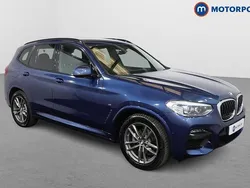 Blue Used 2021 BMW X3 M Sport SUV | £27,749 (Good price)