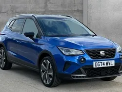 Saphire blue midnight black Used 2024 Seat Arona FR Sport SUV | £18,690 (Fair price)