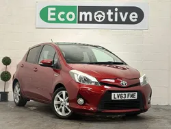 Red Used 2013 Toyota Yaris Hybrid Hatchback | £6,695 (Expensive)