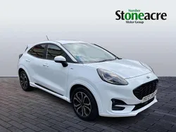 White Used 2022 Ford Puma Gen-E ST-Line SUV | £15,320 (Fair price)