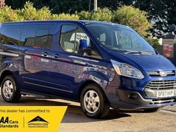 Blue Used 2017 Ford Tourneo Custom Titanium Van | £10,490 (Super price)