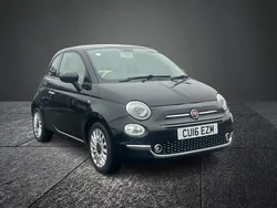 Black Used 2016 Fiat 500 Lounge Hatchback | £4,990 (Good price)