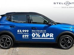 Blue New 2025 Citroën C3 Hatchback | £14,980 (Super price)