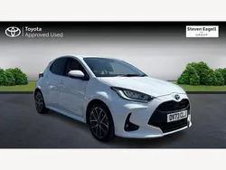 White Used 2023 Toyota Yaris Hybrid Hatchback | £20,420 (A bit pricey)