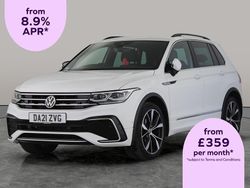 White Used 2021 VW Tiguan R-line SUV | £24,062 (Good price)