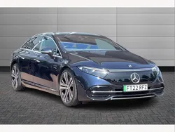Blue Used 2022 Mercedes EQS450+ Exclusive Luxury Sedan | £51,495
