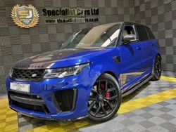 Blue Used 2019 Land Rover Range Rover Sport SVR SUV | £46,995 (Good price)