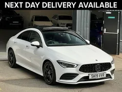 White Used 2019 Mercedes CLA180 AMG line Sedan | £24,500 (A bit pricey)