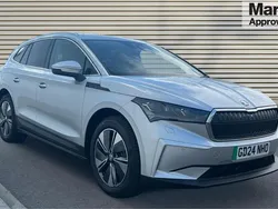 White New 2024 Skoda Enyaq iV SUV | £29,490 (Super price)