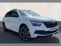 White Used 2021 Skoda Kamiq Monte Carlo SUV | £17,399 (Fair price)