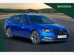 Blue Used 2020 Skoda Superb SportlinePlus Estate | £19,995 (A bit pricey)
