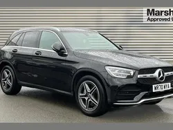 Black Used 2021 Mercedes GLC220 AMG line SUV | £26,294 (Good price)