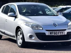 Silver Used 2010 Renault Mégane III Dynamique Hatchback | £1,995 (Fair price)