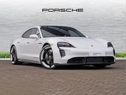 White Used 2023 Porsche Taycan Sedan | £76,990 (Expensive)