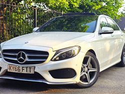 White Used 2016 Mercedes C220 AMG Line Premium Plus Sedan | £12,290 (Expensive)