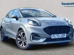 Solar silver (premium paint) Used 2023 Ford Puma Gen-E ST-Line Hatchback | £17,260 (Fair price)