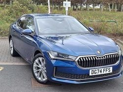 Cobalt blue metallic Used 2024 Skoda Superb SE L Hatchback | £28,995 (Expensive)