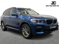 Blue Used 2018 BMW X3 M Sport SUV | £20,000 (Fair price)